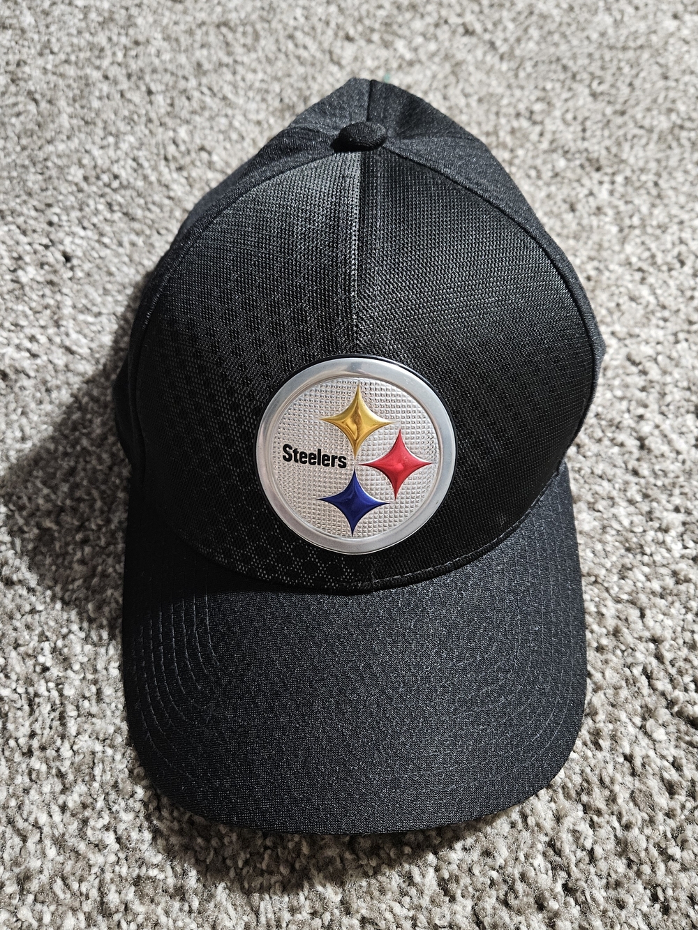 Pittsburgh Steelers Hat NewEra 39thirty Stretch Flex Fit Fitted Cap S/M